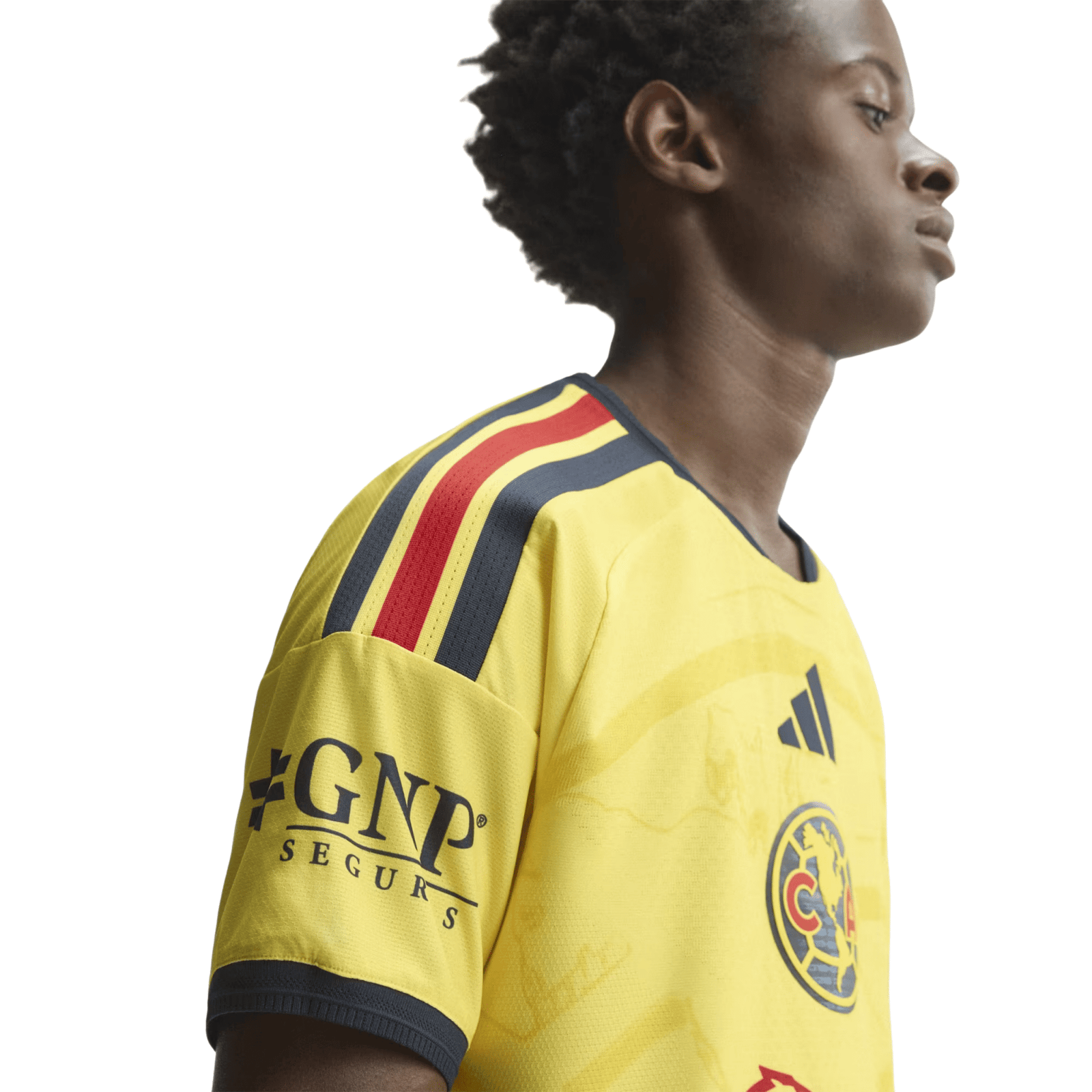 adidas Mens Club América Authentic Home Jersey 26/27 (Yellow) | SoccerWearhouse