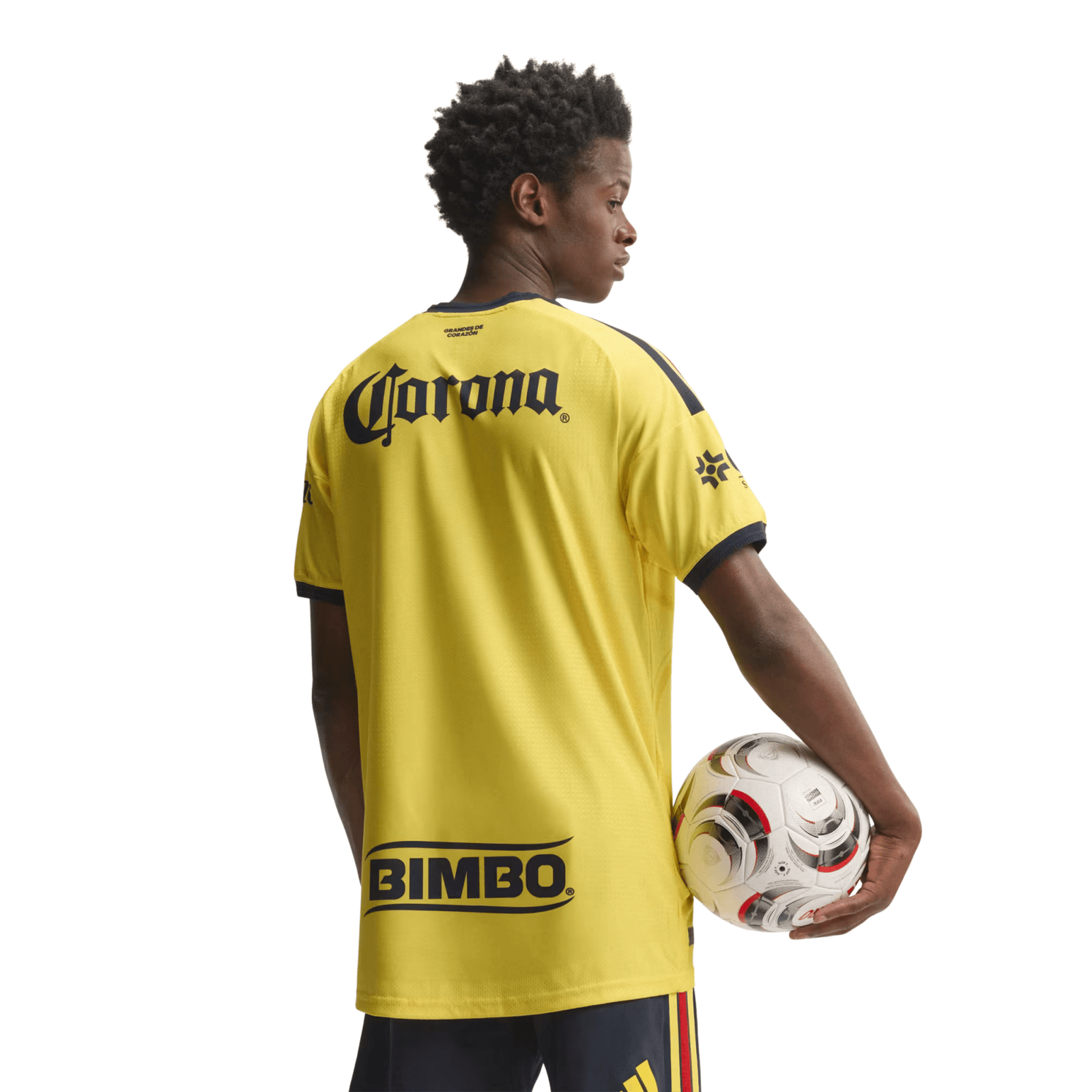adidas Mens Club América Authentic Home Jersey 26/27 (Yellow) | SoccerWearhouse