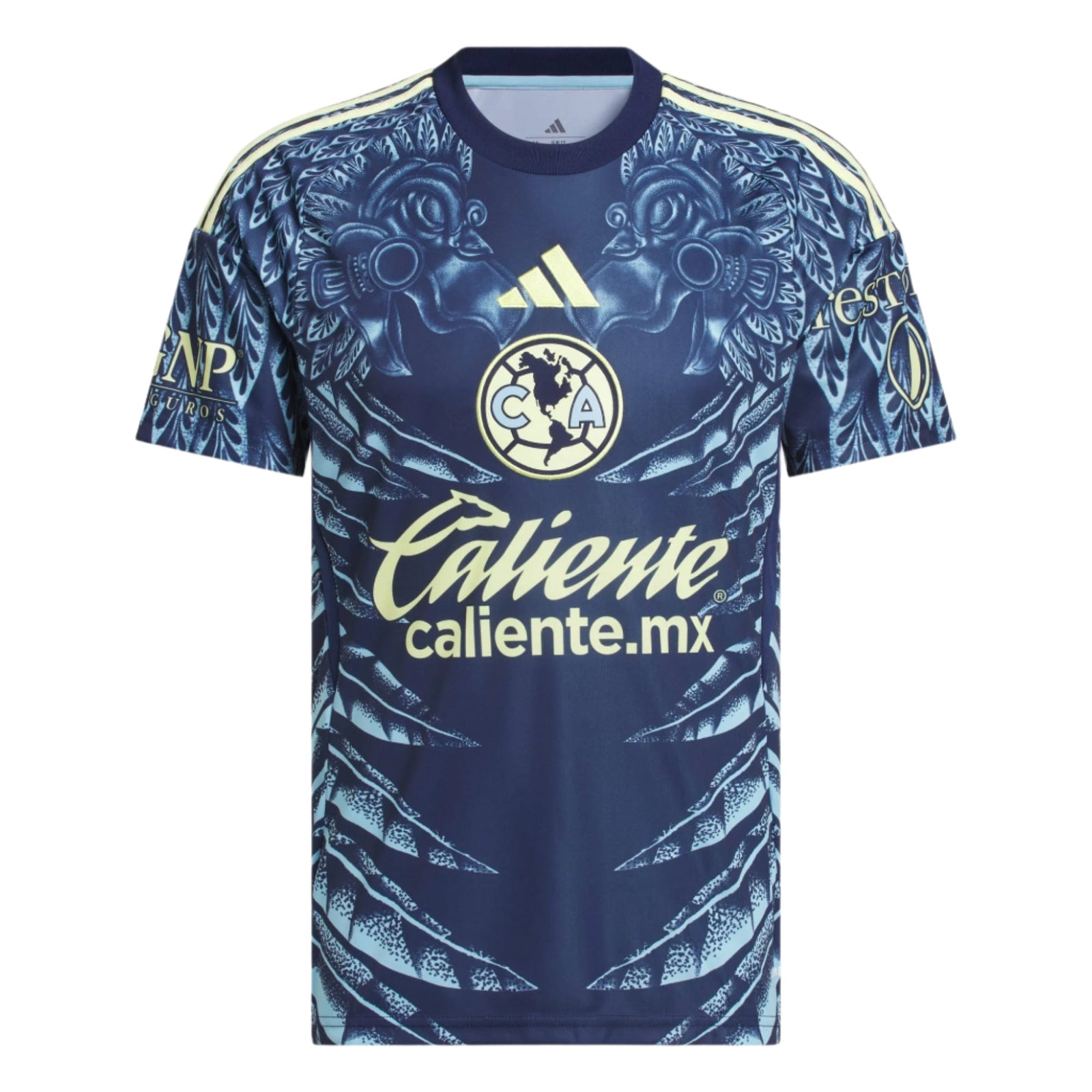 adidas Men's Club América Away Jersey 25/26 (Blue) | SoccerWearhouse