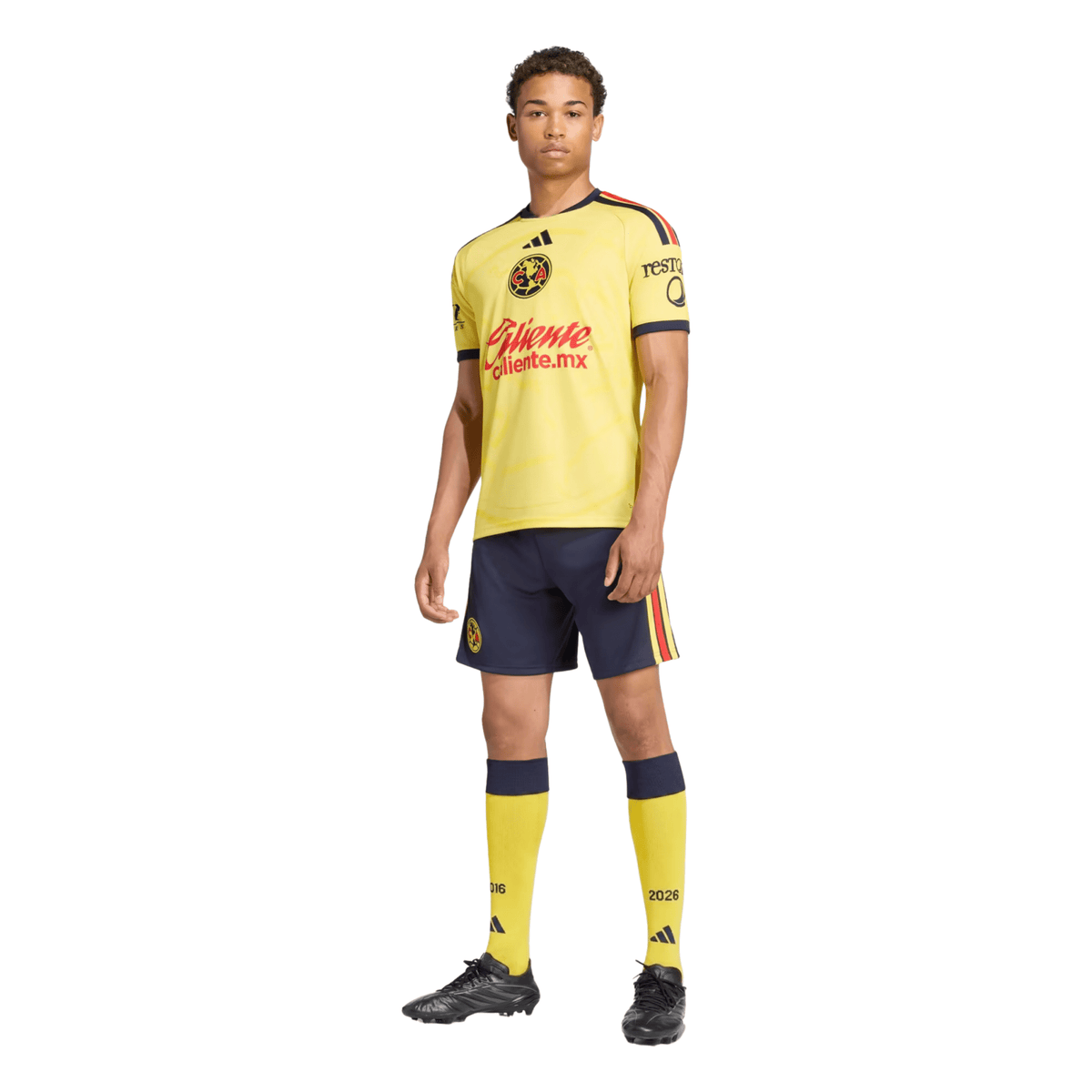 adidas Mens Club América Home Jersey 26/27 (Yellow) | SoccerWearhouse