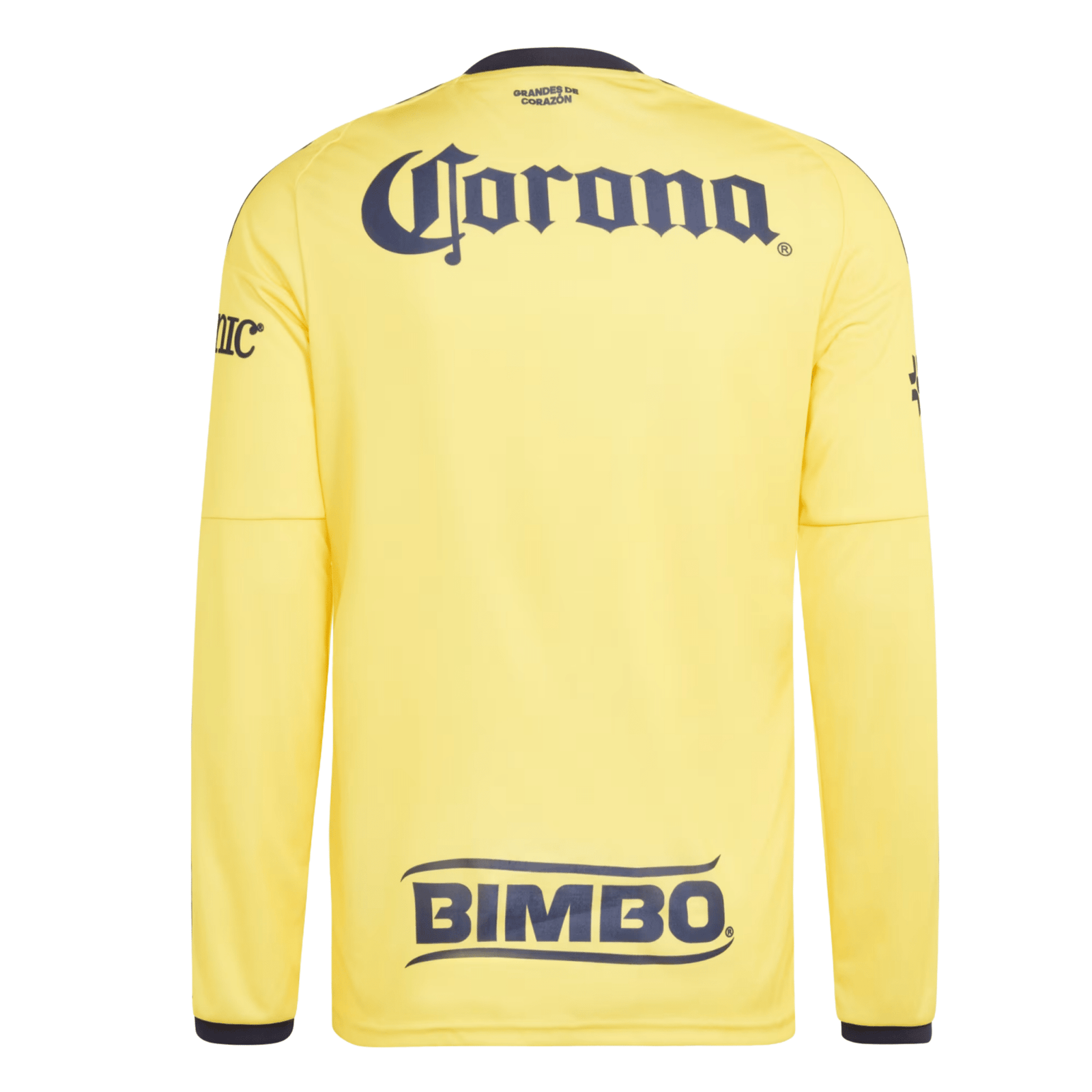 adidas Mens Club América Long Sleeve Home Jersey 26/27 (Yellow) | SoccerWearhouse