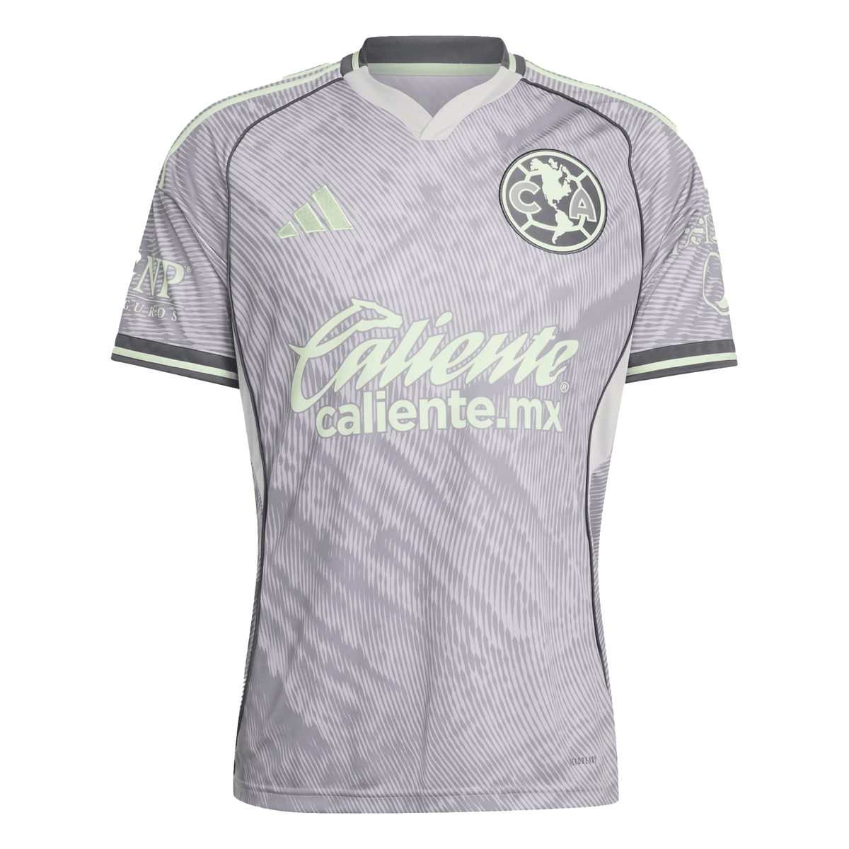 adidas Men's Club America Third Jersey 25/26 (Grey) | SoccerWearhouse
