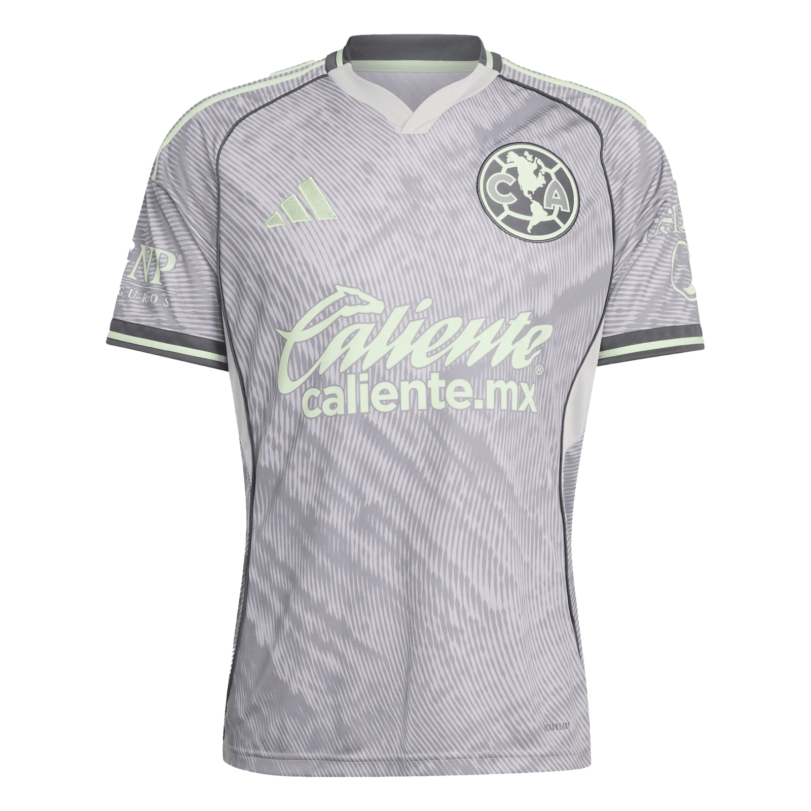 adidas Men's Club America Third Jersey 25/26 (Grey) | SoccerWearhouse