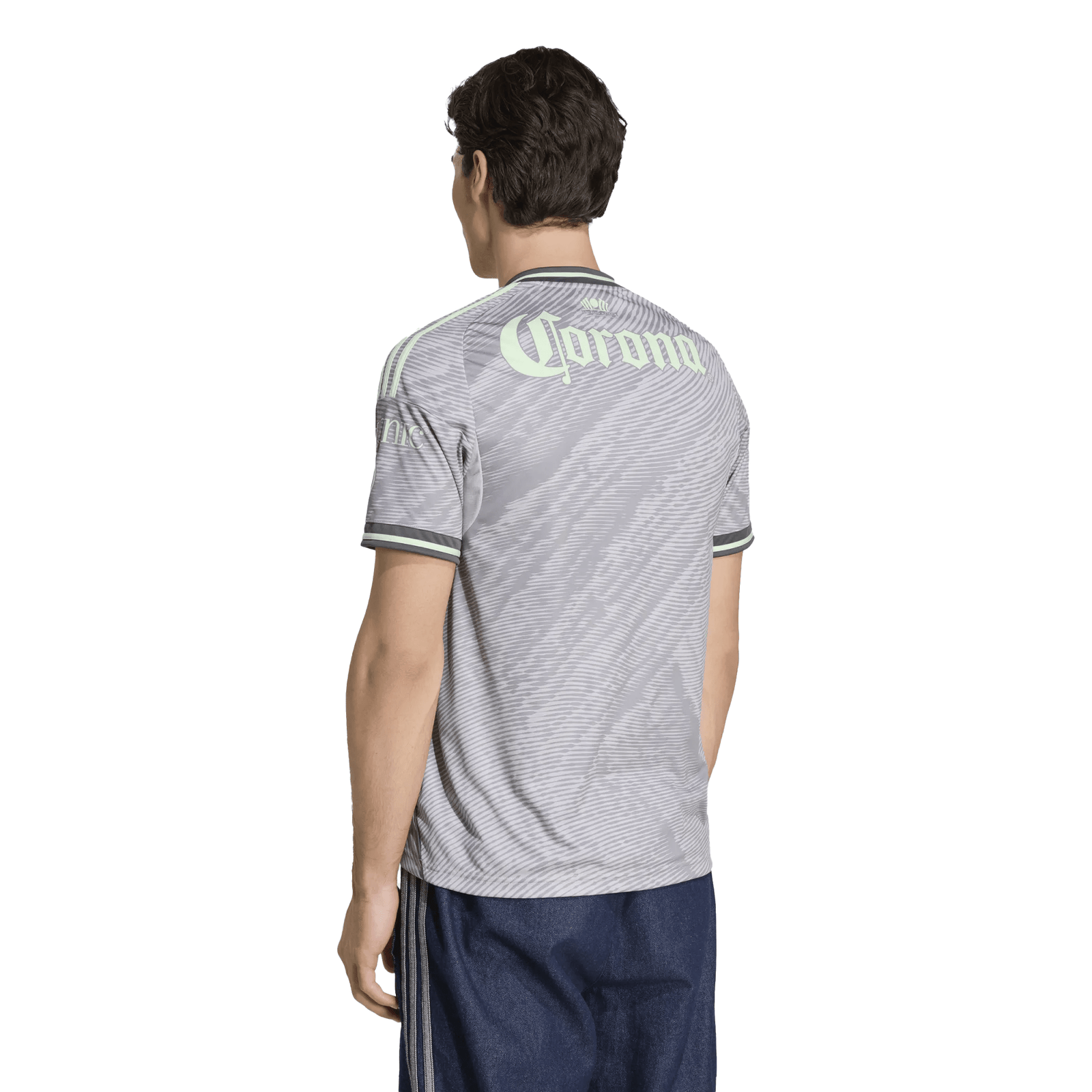 adidas Men's Club America Third Stadium Jersey 25/26 w/ Liga MX Patch (Grey) | SoccerWearhouse
