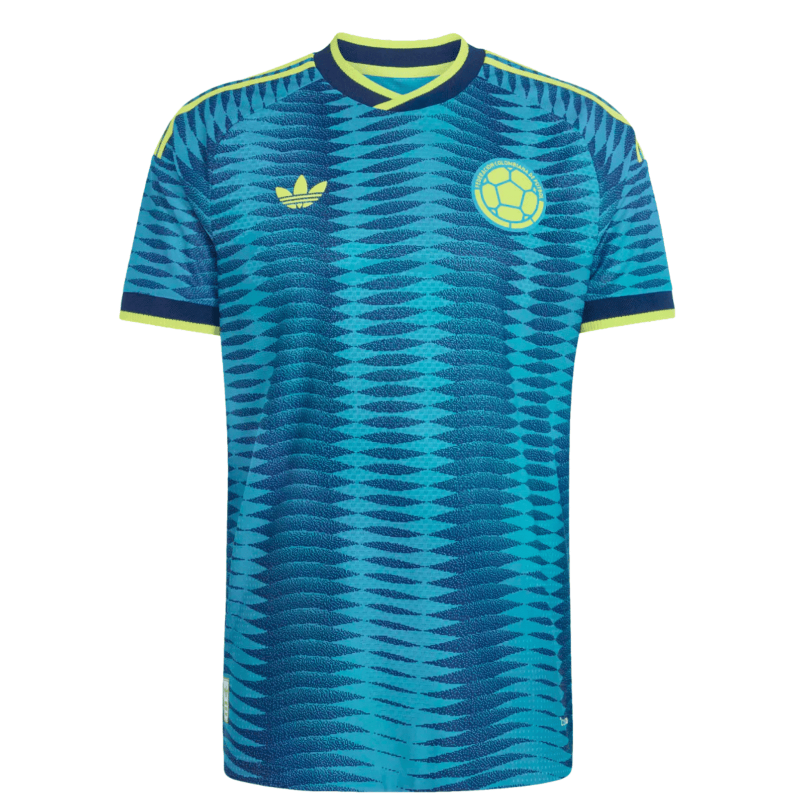 adidas Mens Colombia Authentic Away Jersey 2026 (Blue) | SoccerWearhouse