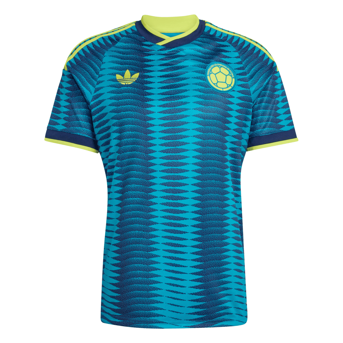adidas Mens Colombia Away Jersey 2026 (Blue) | SoccerWearhouse