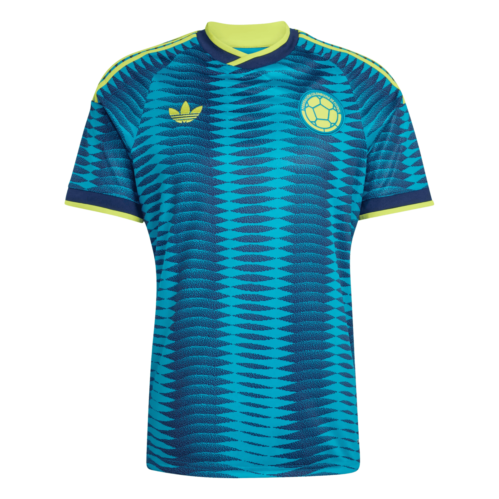 adidas Mens Colombia Away Jersey 2026 (Blue) | SoccerWearhouse