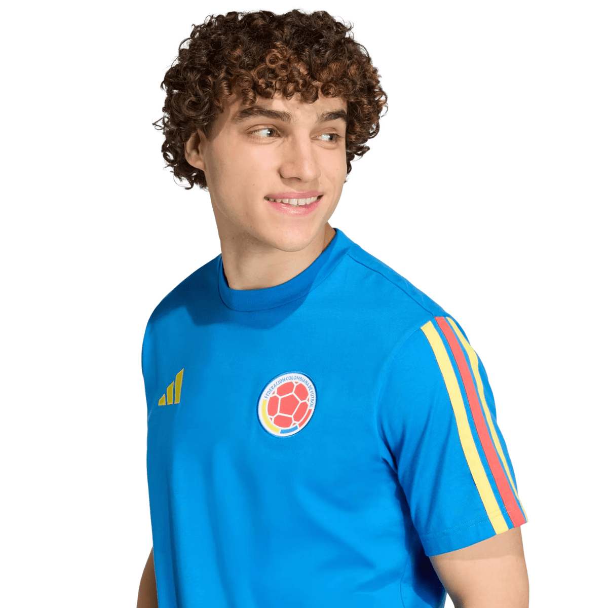 adidas Men's Colombia DNA T-Shirt (Bright Royal) | SoccerWearhouse