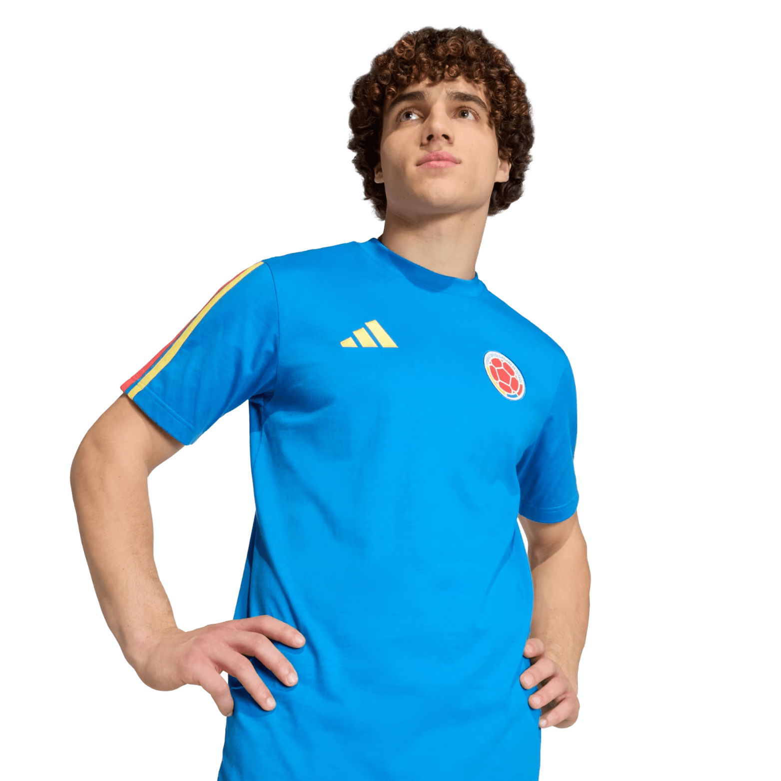 adidas Men's Colombia DNA T-Shirt (Bright Royal) | SoccerWearhouse