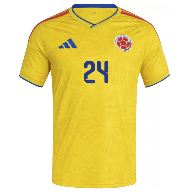 adidas Men's Cordoba Colombia 2026 Home Jersey (Impact Yellow) | SoccerWearhouse