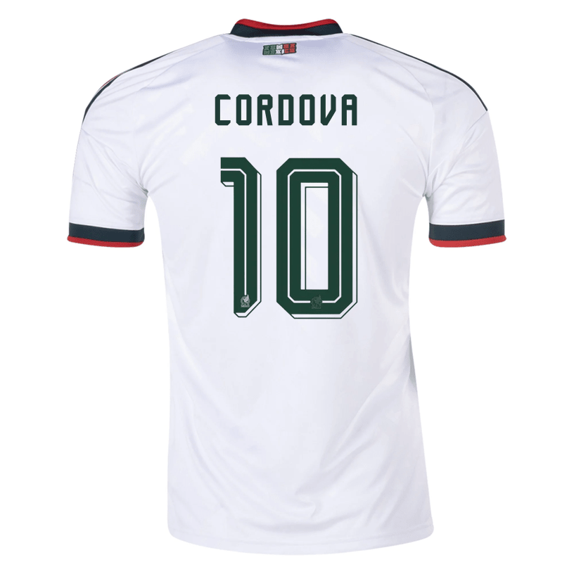 adidas Men's Cordova Mexico 2026 Away Stadium Jersey (White) | SoccerWearhouse