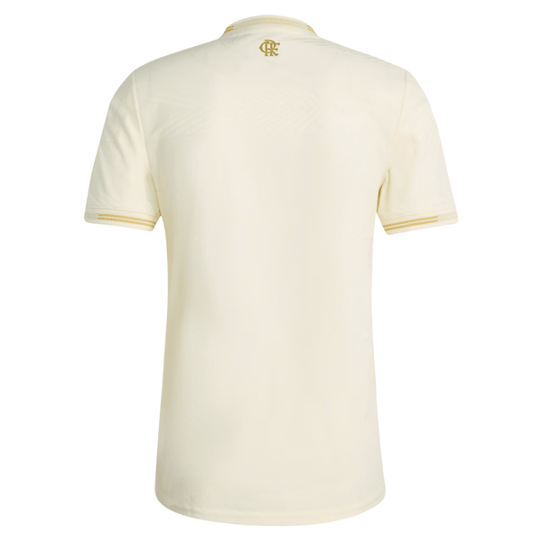 adidas Men's CR Flamengo Authentic Third Jersey 25/26 (Cream White)