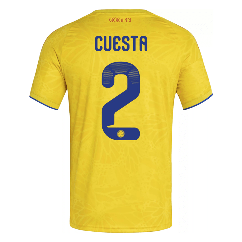 adidas Men's Cuesta Colombia 2026 Authentic Home Jersey (Impact Yellow) | SoccerWearhouse