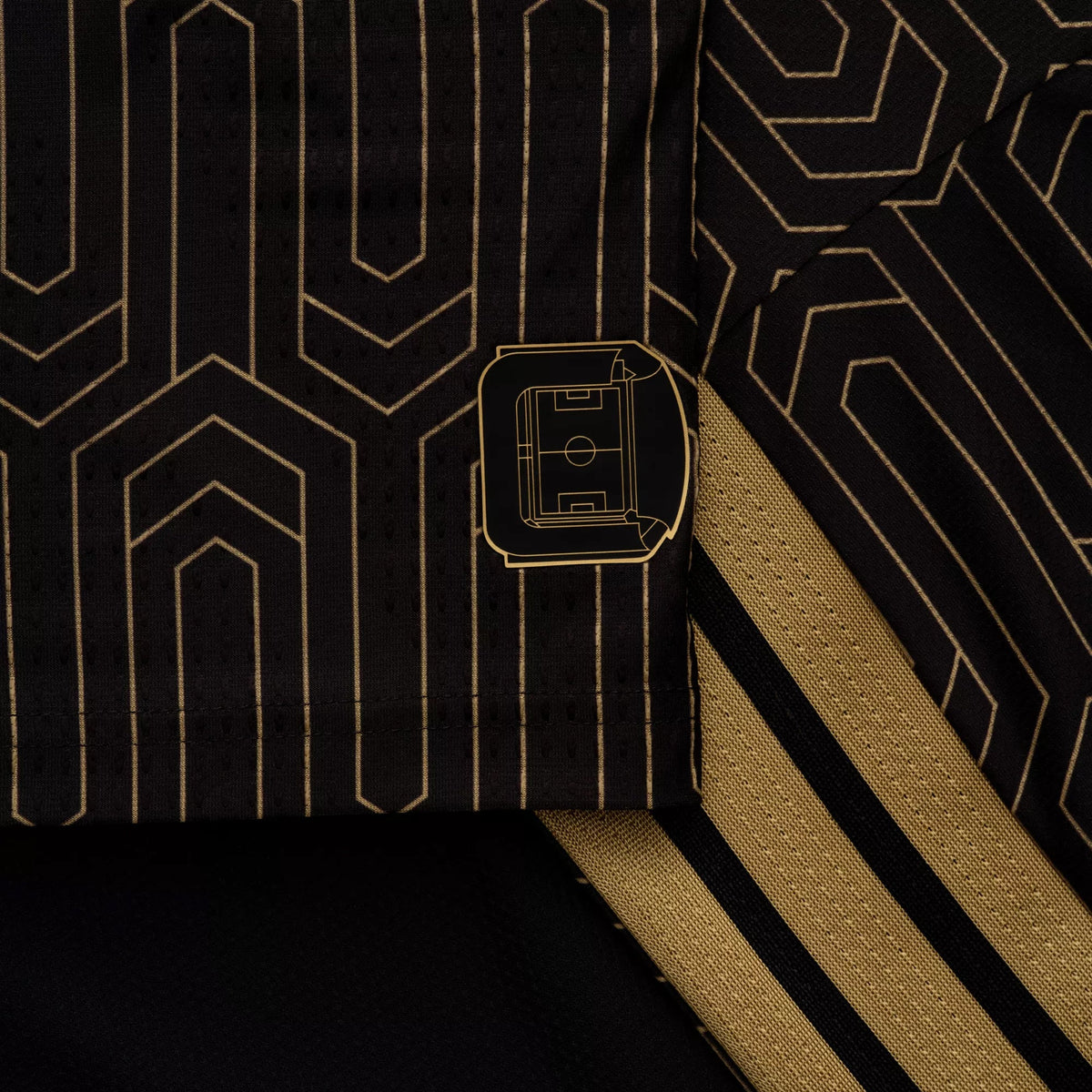 adidas Men's D. Bouanga LAFC Authentic Match Home Jersey 26/27 (Black/Gold) | SoccerWearhouse