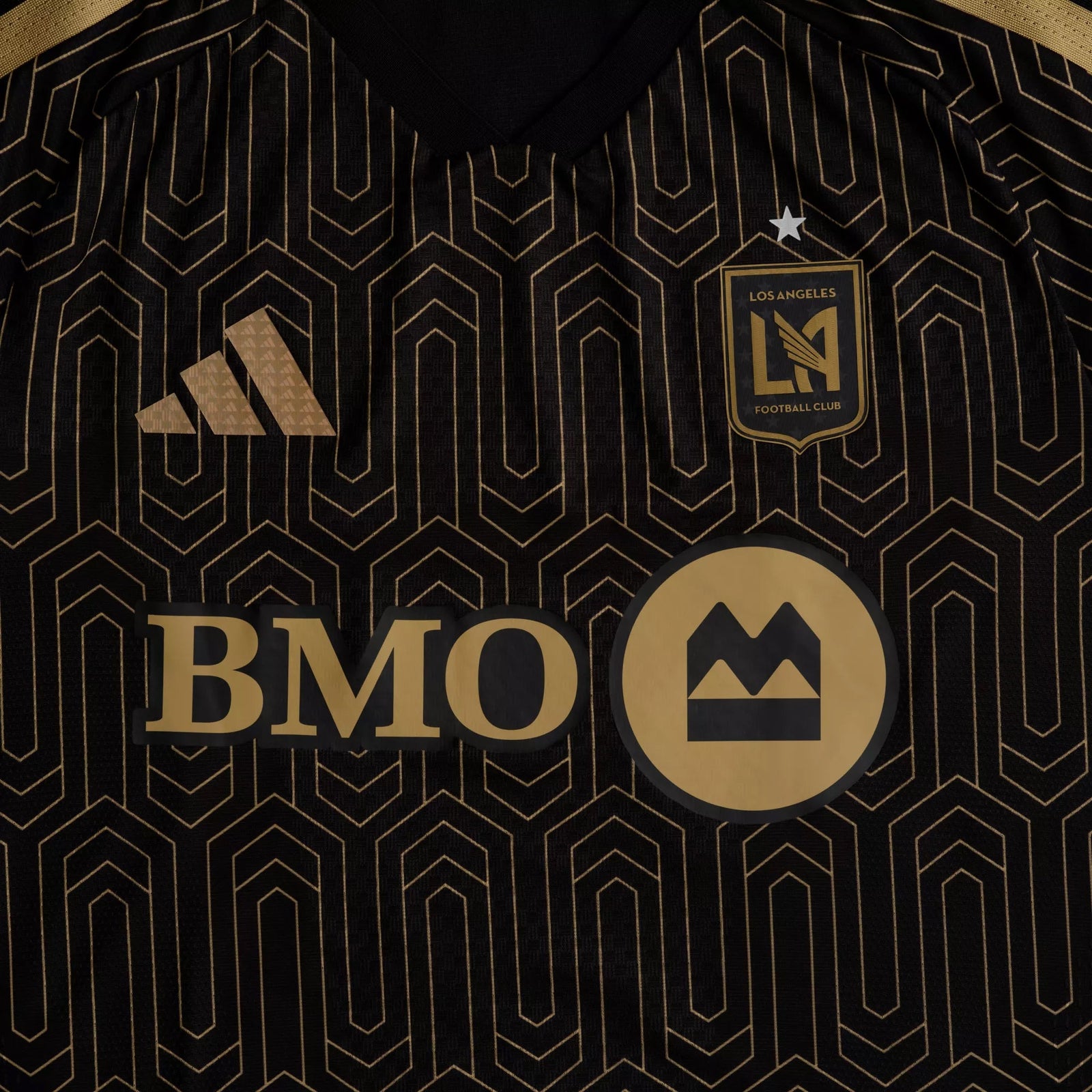 adidas Men's D. Bouanga LAFC Authentic Match Home Jersey 26/27 (Black/Gold) | SoccerWearhouse