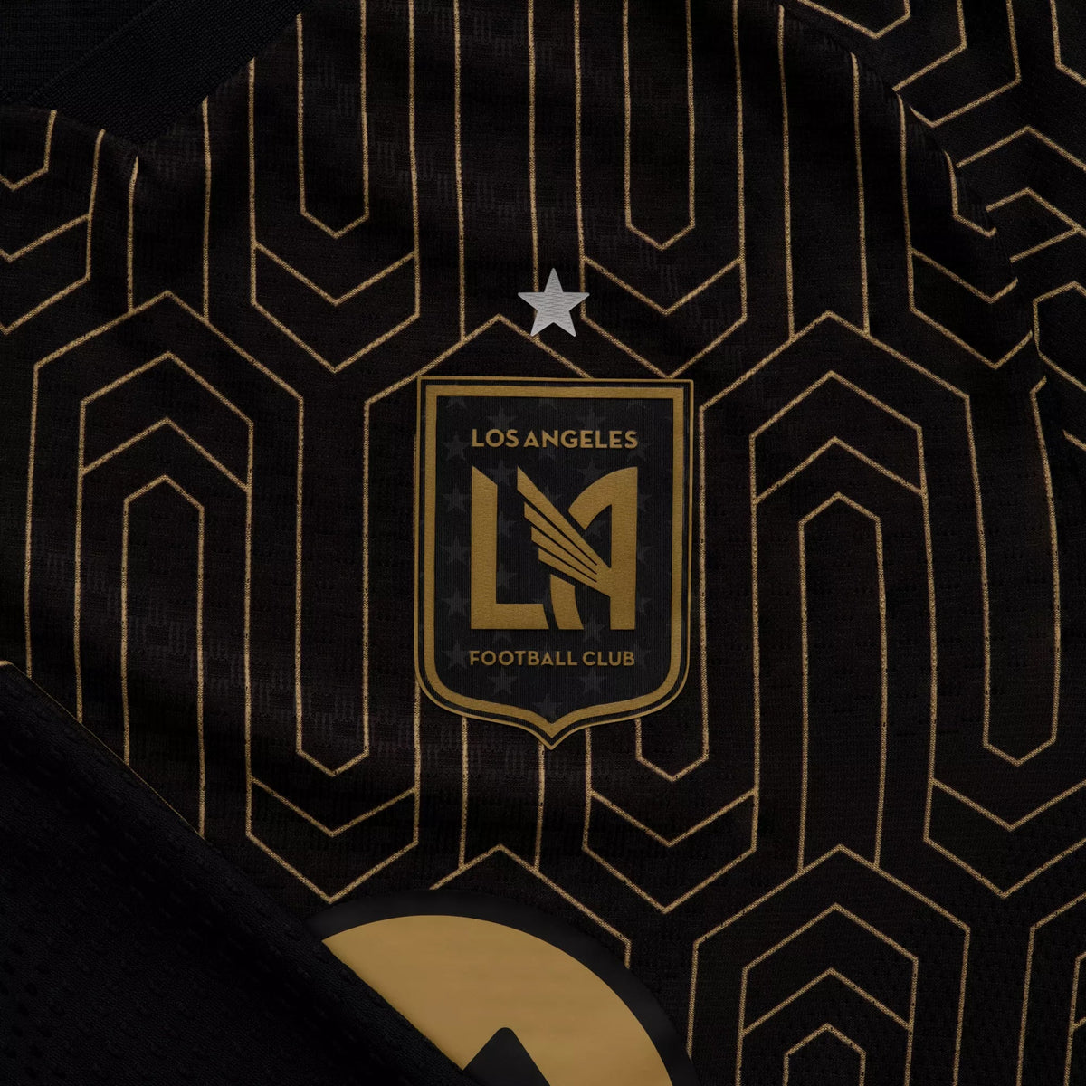 adidas Men's D. Bouanga LAFC Authentic Match Home Jersey 26/27 (Black/Gold) | SoccerWearhouse