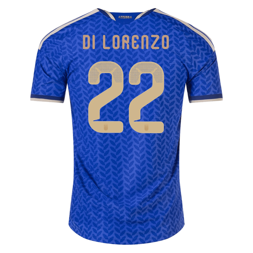 adidas Men's Di Lorenzo Italy 2026 Authentic Home Jersey (Bold Blue) | SoccerWearhouse