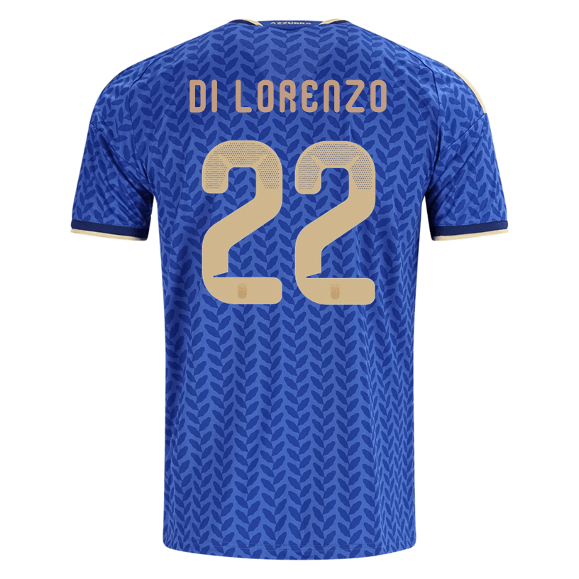 adidas Men's Di Lorenzo Italy Home Stadium Jersey 2026 (Bold Blue) | SoccerWearhouse