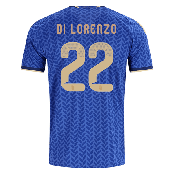 adidas Men's Di Lorenzo Italy Home Stadium Jersey 2026 (Bold Blue)