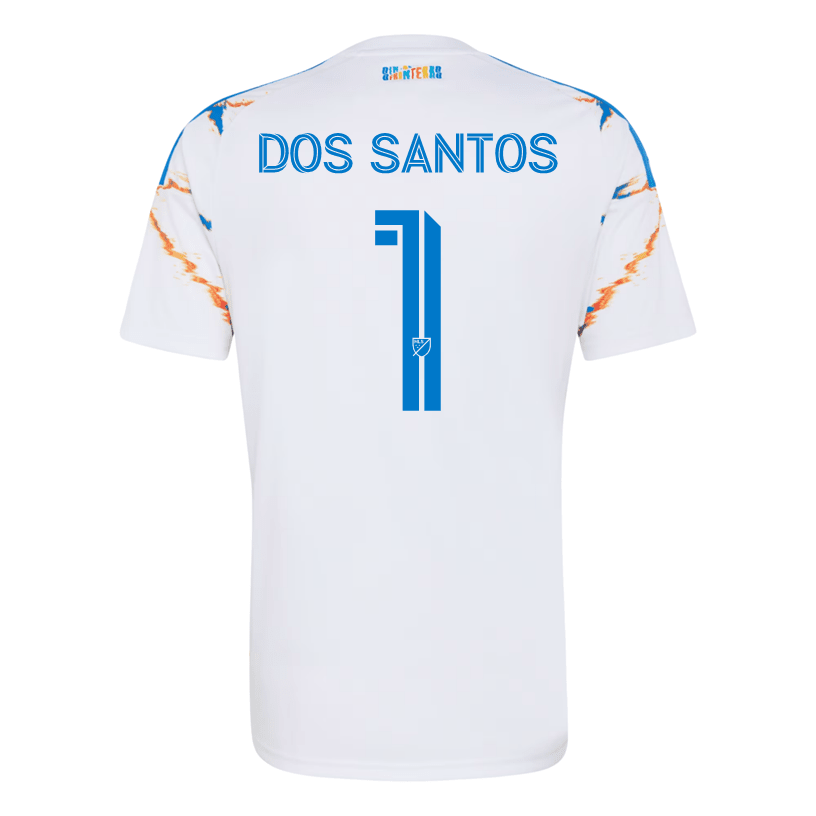 adidas Men's Dos Santos San Diego FC 26/27 Away Stadium Jersey (White) | SoccerWearhouse