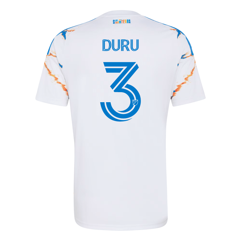 adidas Men's Duru San Diego FC 26/27 Away Stadium Jersey (White) | SoccerWearhouse