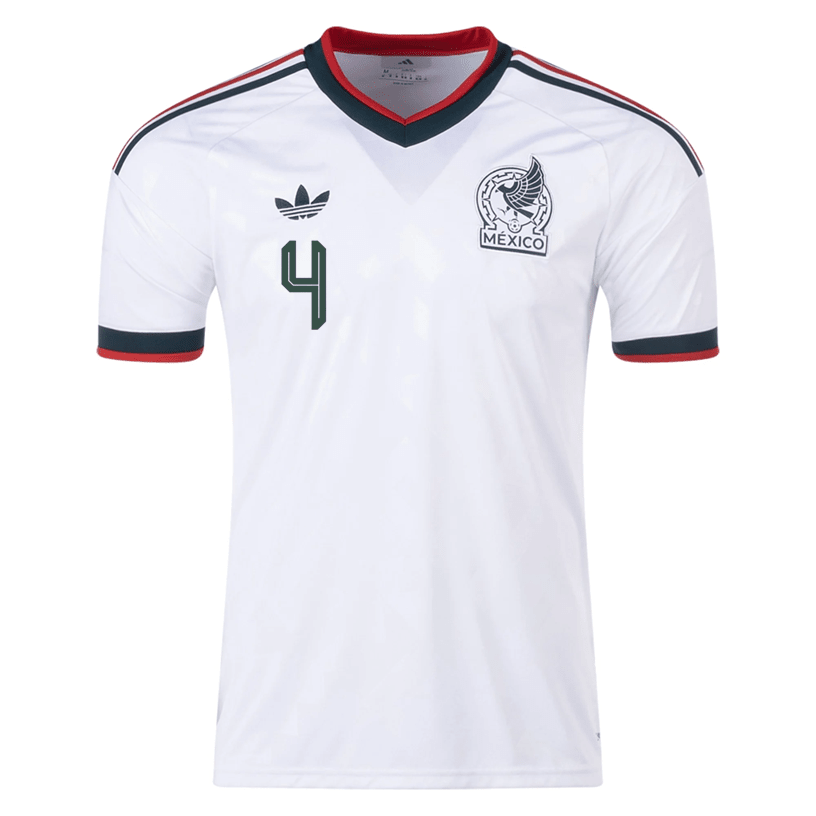 adidas Men's E. Alvarez Mexico 2026 Away Stadium Jersey (White) | SoccerWearhouse