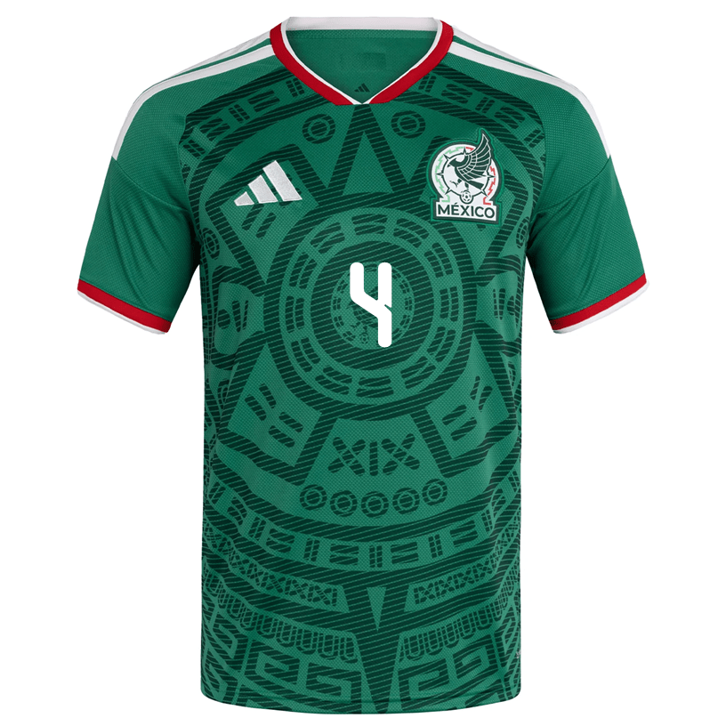 adidas Men's E. Alvarez Mexico Authentic Home 2026 World Cup Jersey (B