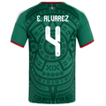 adidas Men's E. Alvarez Mexico Home 2026 World Cup Jersey (Bold Green)