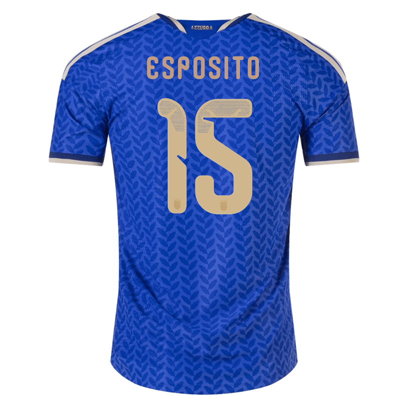 adidas Men's Esposito Italy 2026 Authentic Home Jersey (Bold Blue) | SoccerWearhouse