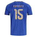 adidas Men's Esposito Italy Home Stadium Jersey 2026 (Bold Blue)