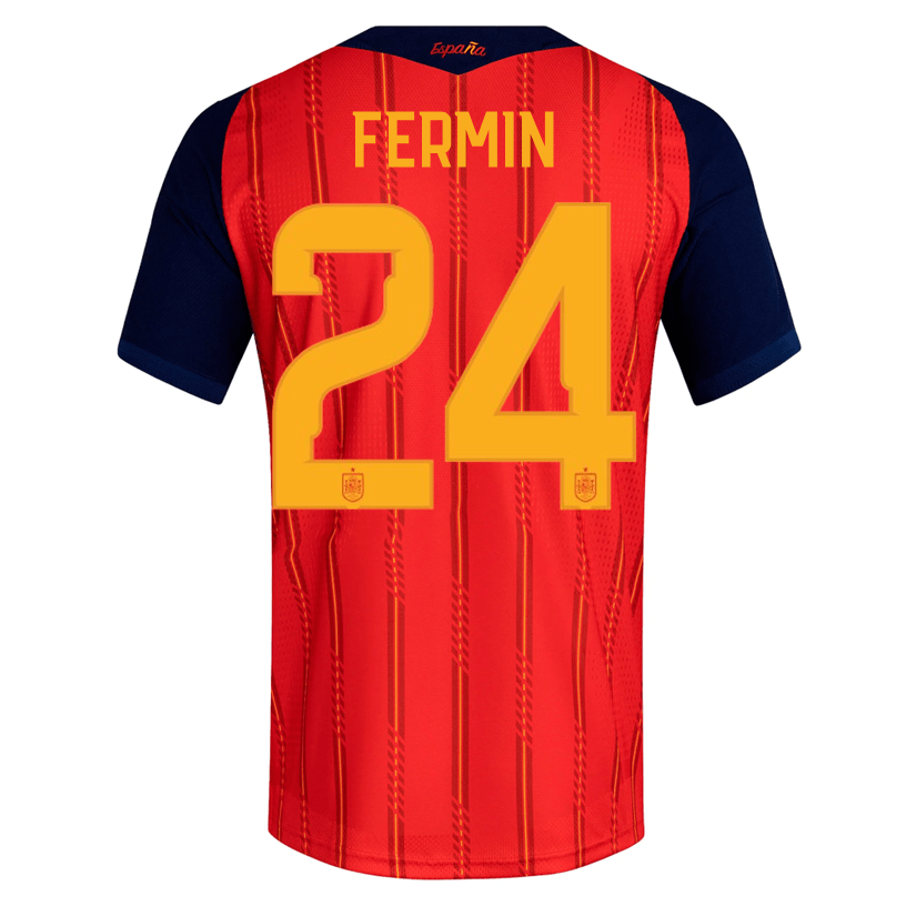 adidas Men's Fermin Spain Authentic World Cup Home Jersey 2026 (Vivid Red) | SoccerWearhouse