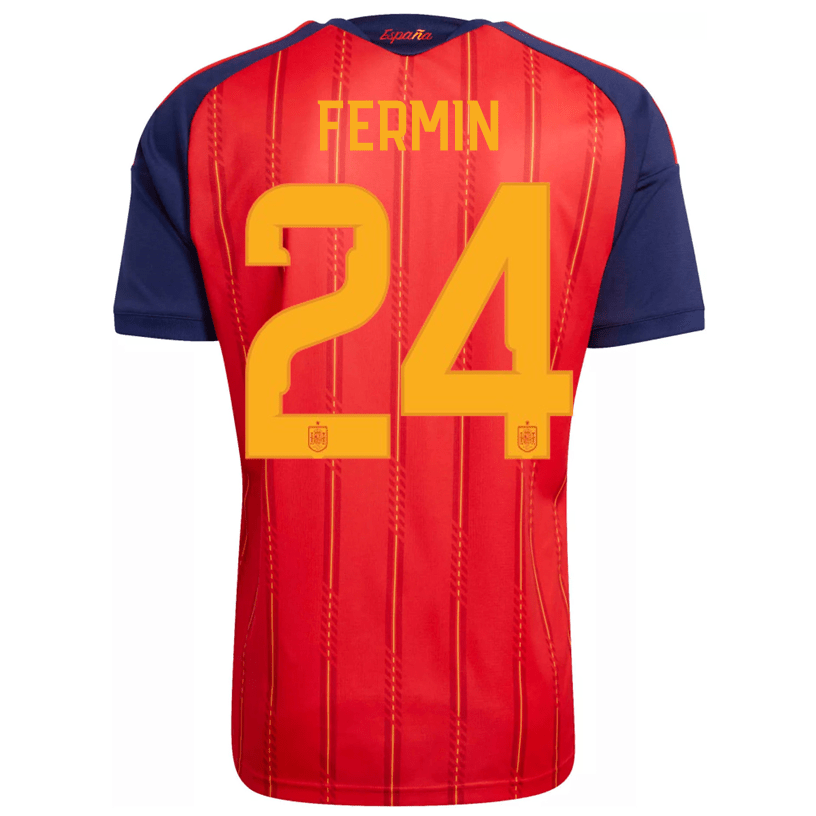 adidas Men's Fermin Spain World Cup Home Jersey 2026 (Vivid Red) | SoccerWearhouse
