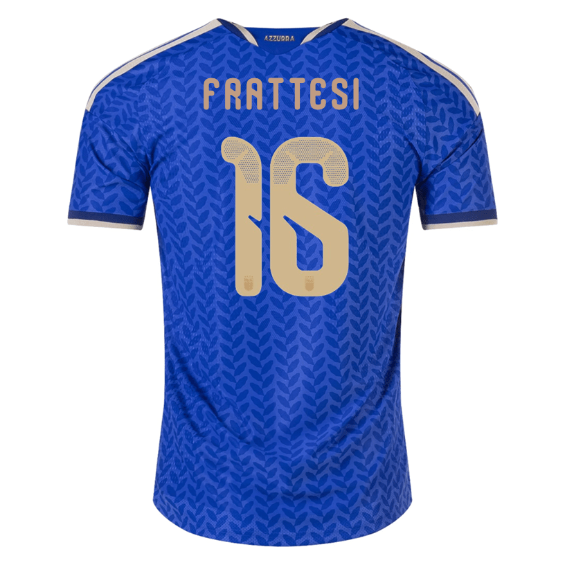 adidas Men's Frattesi Italy 2026 Authentic Home Jersey (Bold Blue) | SoccerWearhouse