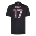 adidas Men's Fray Inter Miami CF 26/27 Away Jersey (Black/Pink)