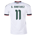adidas Men's G. Martinez Mexico 2026 Away Stadium Jersey (White)
