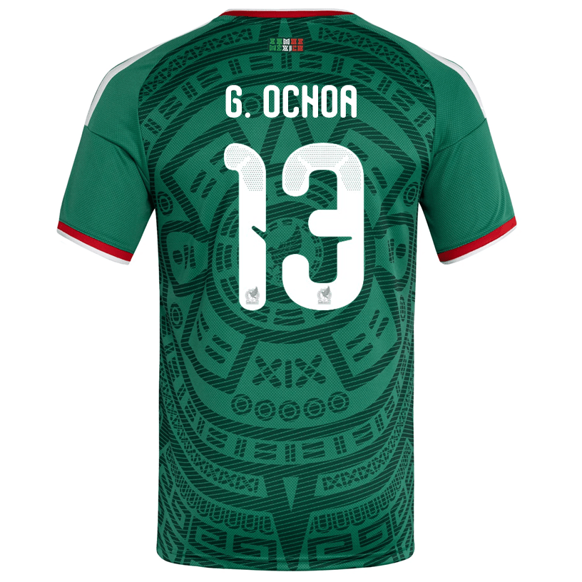 adidas Men's G. Ochoa Mexico Home 2026 World Cup Jersey (Bold Green) | SoccerWearhouse