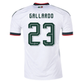 adidas Men's Gallardo Mexico 2026 Away Stadium Jersey (White)