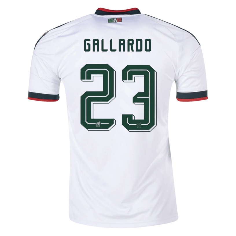 adidas Men's Gallardo Mexico 2026 Away Stadium Jersey (White) | SoccerWearhouse