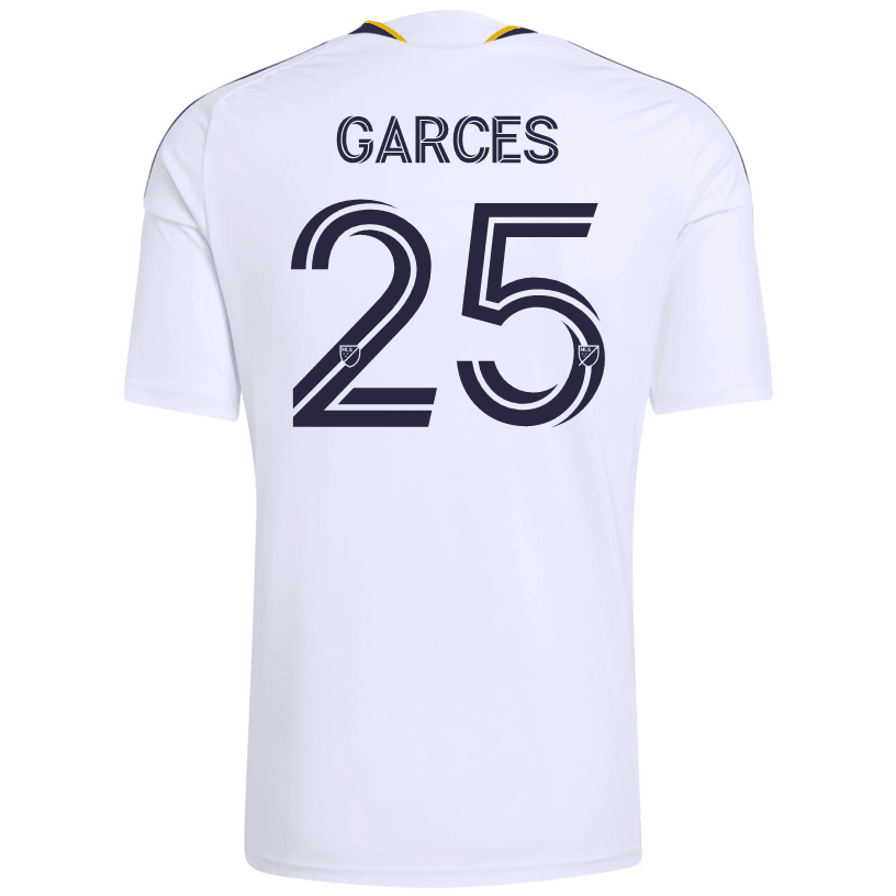 adidas Men's Garces LA Galaxy Home Stadium Jersey 26/27 (White) | SoccerWearhouse