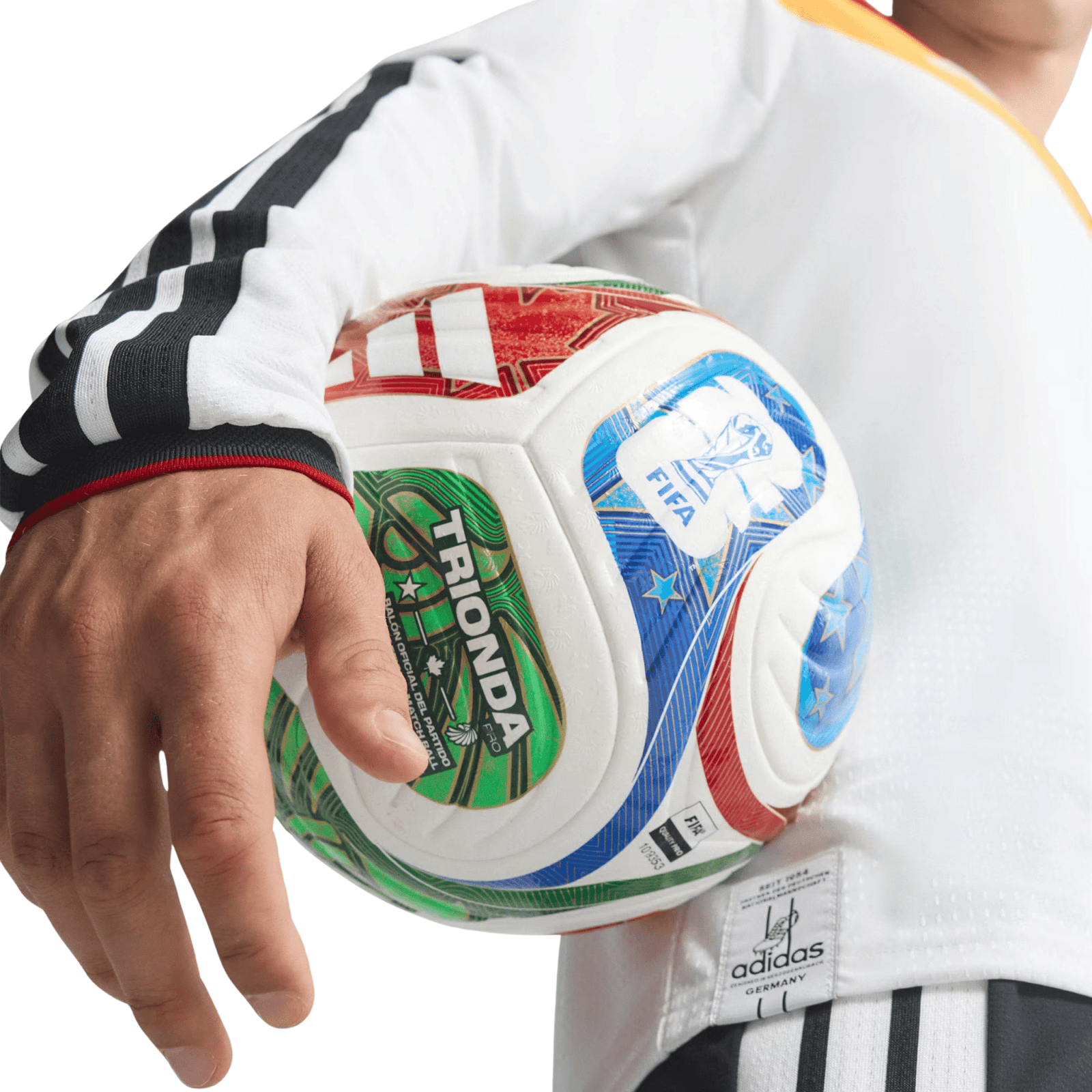adidas Men's Germany 2026 Long Sleeve Authentic Home Jersey (White) | SoccerWearhouse