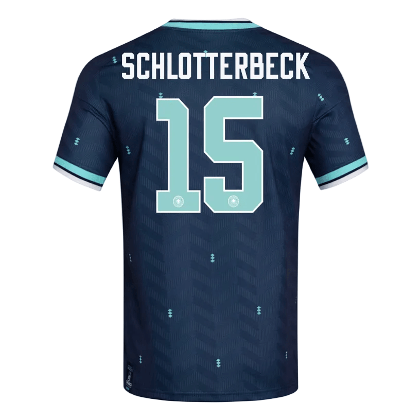 adidas Men's Germany Schlotterbeck Away 2026 Stadium Jersey 2026 (Navy) | SoccerWearhouse