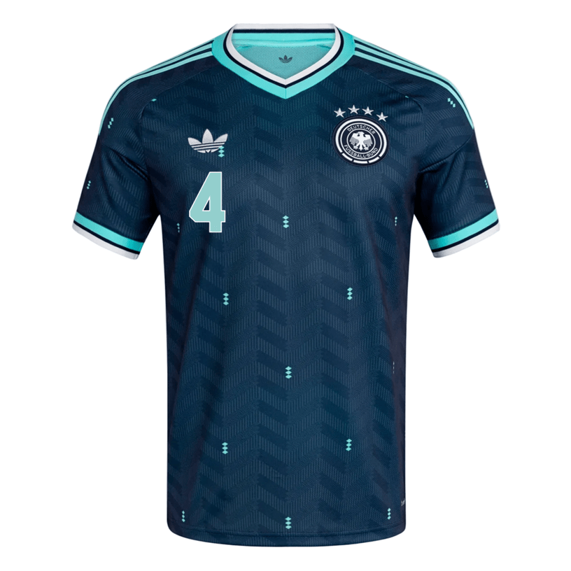 adidas Men's Germany Tah Away 2026 Stadium Jersey 2026 (Navy) | SoccerWearhouse