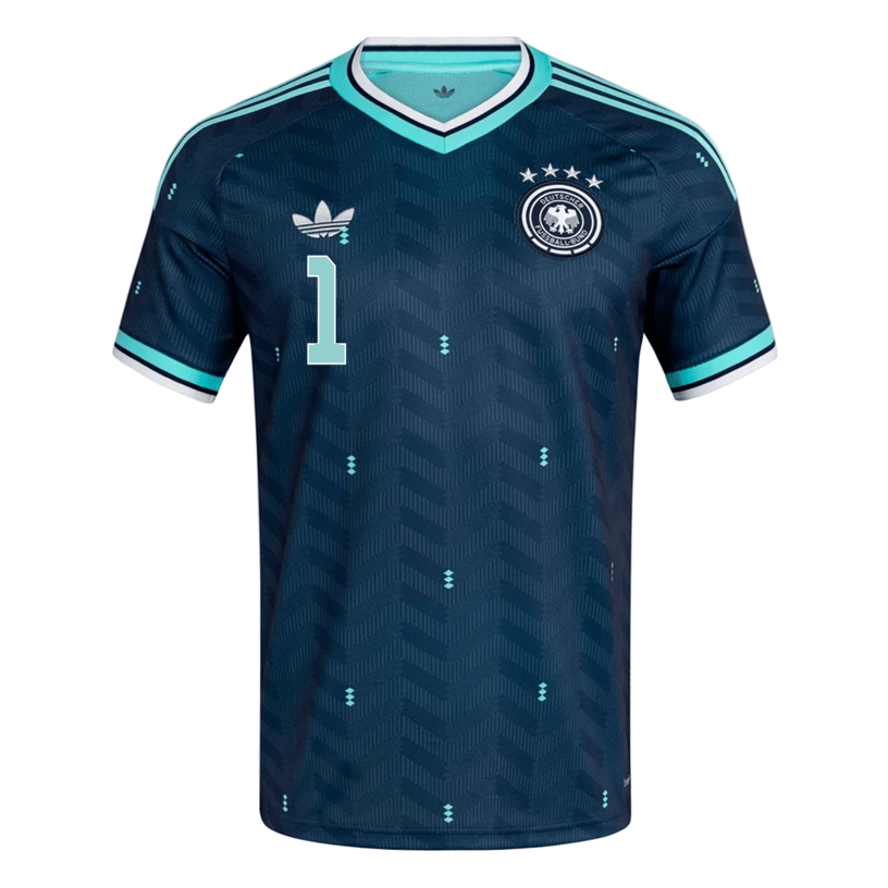 adidas Men's Germany Ter Stegen Away 2026 Stadium Jersey 2026 (Navy) | SoccerWearhouse