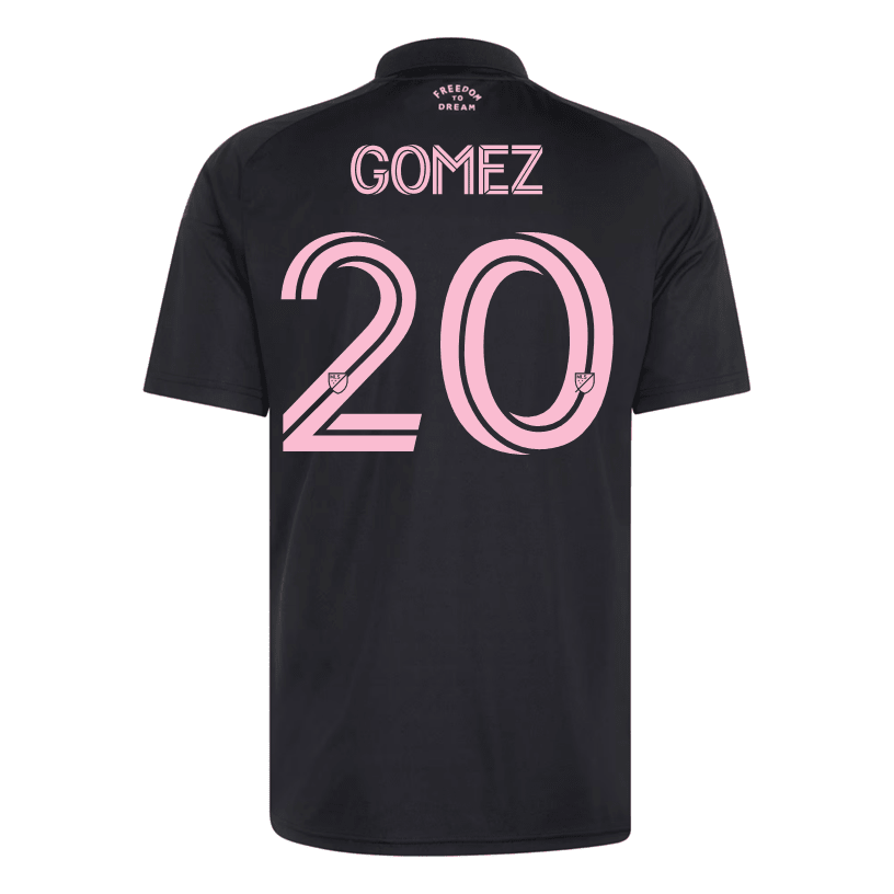 adidas Men's Gomez Inter Miami CF 26/27 Away Jersey (Black/Pink) | SoccerWearhouse