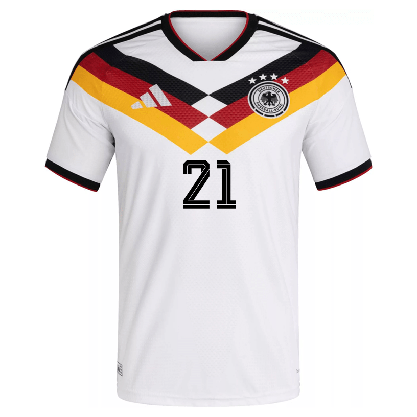 adidas Men's Gundogan Germany Authentic Home World Cup Jersey 2026 (White/Black) | SoccerWearhouse