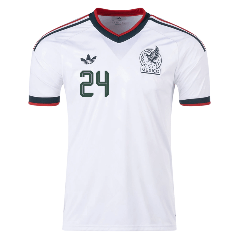 adidas Men's Gutierrez Mexico 2026 Away Stadium Jersey (White) | SoccerWearhouse