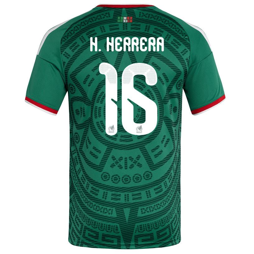 adidas Men's H. Herrera Mexico Home 2026 World Cup Jersey (Bold Green) | SoccerWearhouse