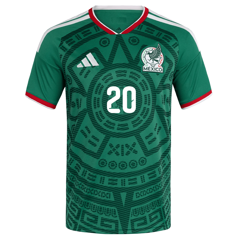 adidas Men's H. Martin Mexico Authentic Home 2026 World Cup Jersey (Bold Green) | SoccerWearhouse