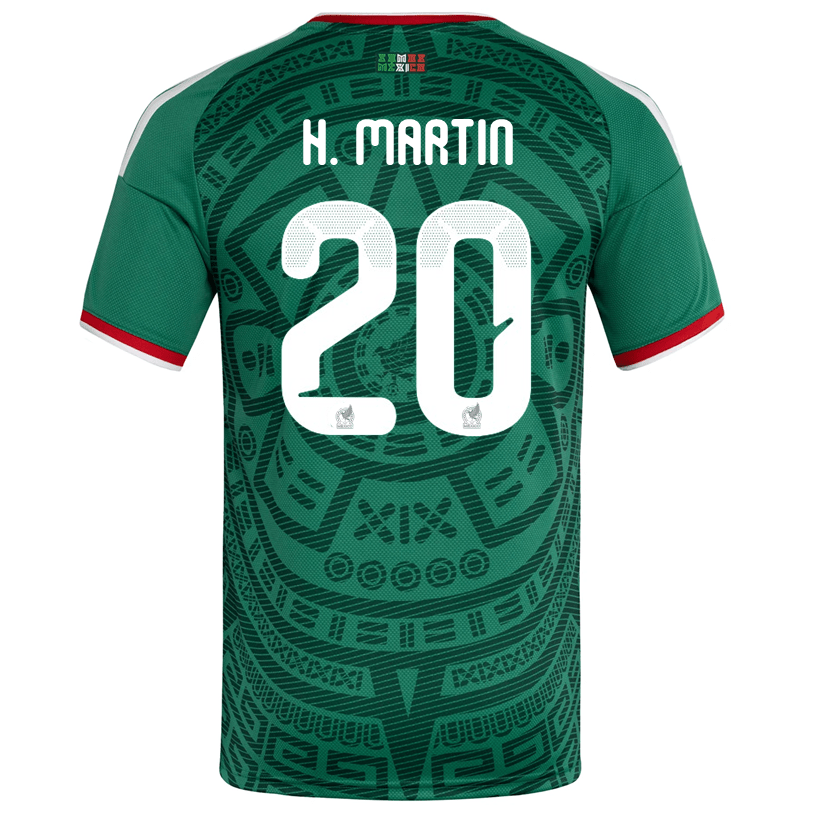 adidas Men's H. Martin Mexico Home 2026 World Cup Jersey (Bold Green) | SoccerWearhouse
