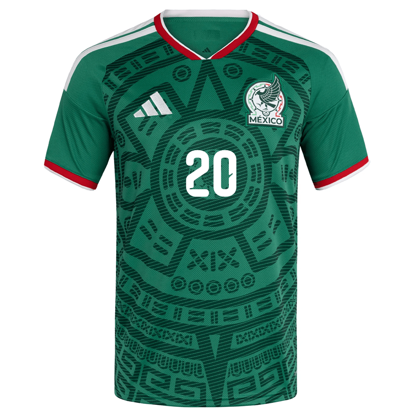adidas Men's H. Martin Mexico Home 2026 World Cup Jersey (Bold Green) | SoccerWearhouse